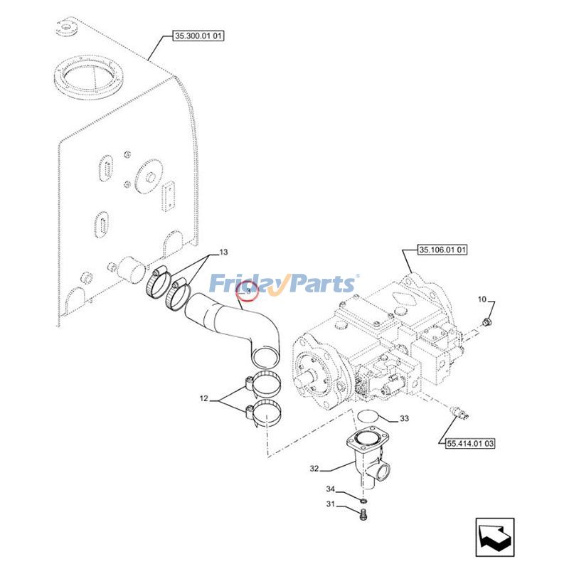 Intake Air Hose in Stock in China