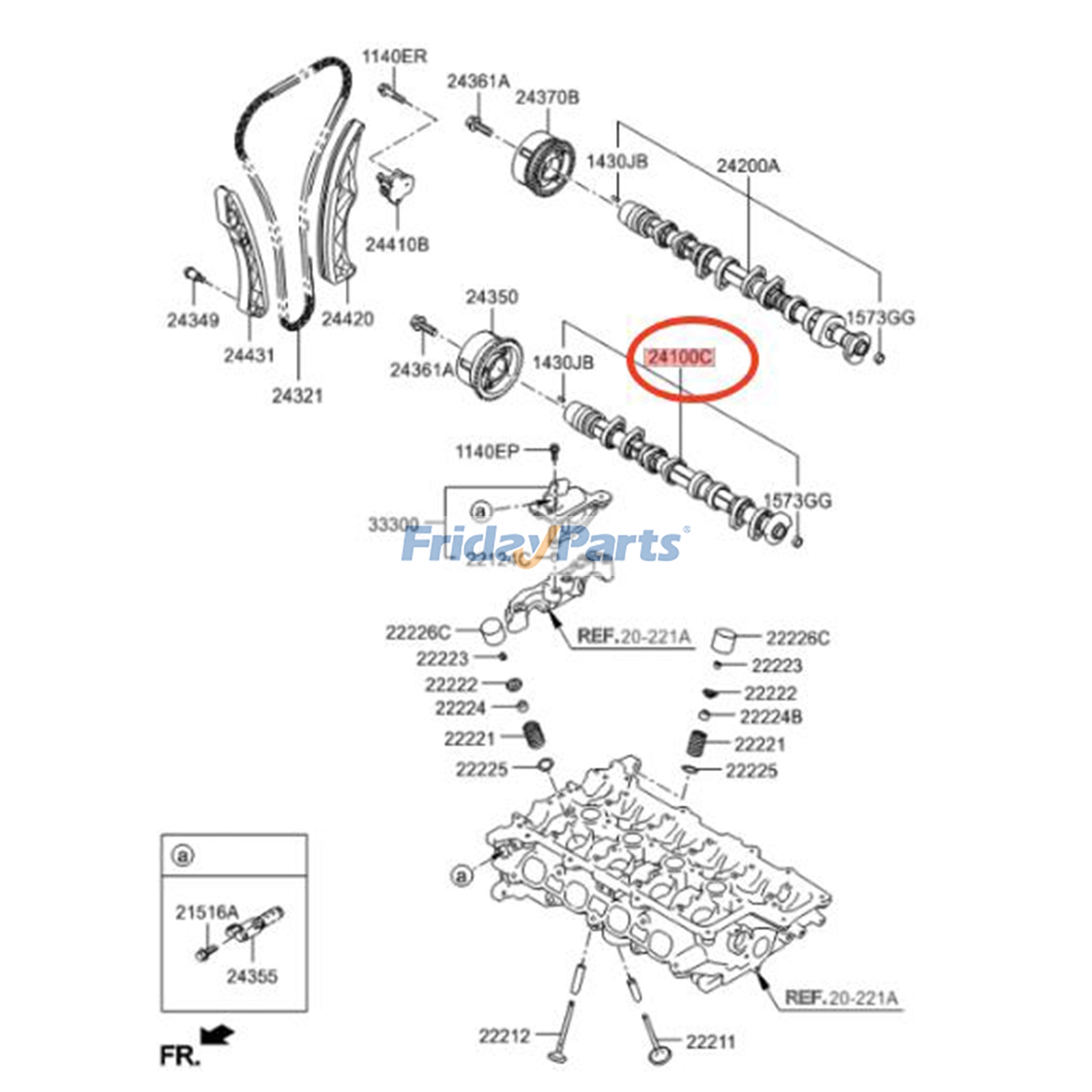 Intake Camshaft for Vehicle