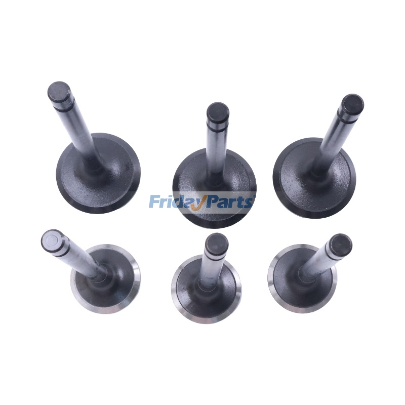 Válvula de admisión y escape SBA120166360 SBA120176250 para tractores New Holland T1010, T1030, T1110, TC24D, TZ25DA y TZ18DA de FridayParts