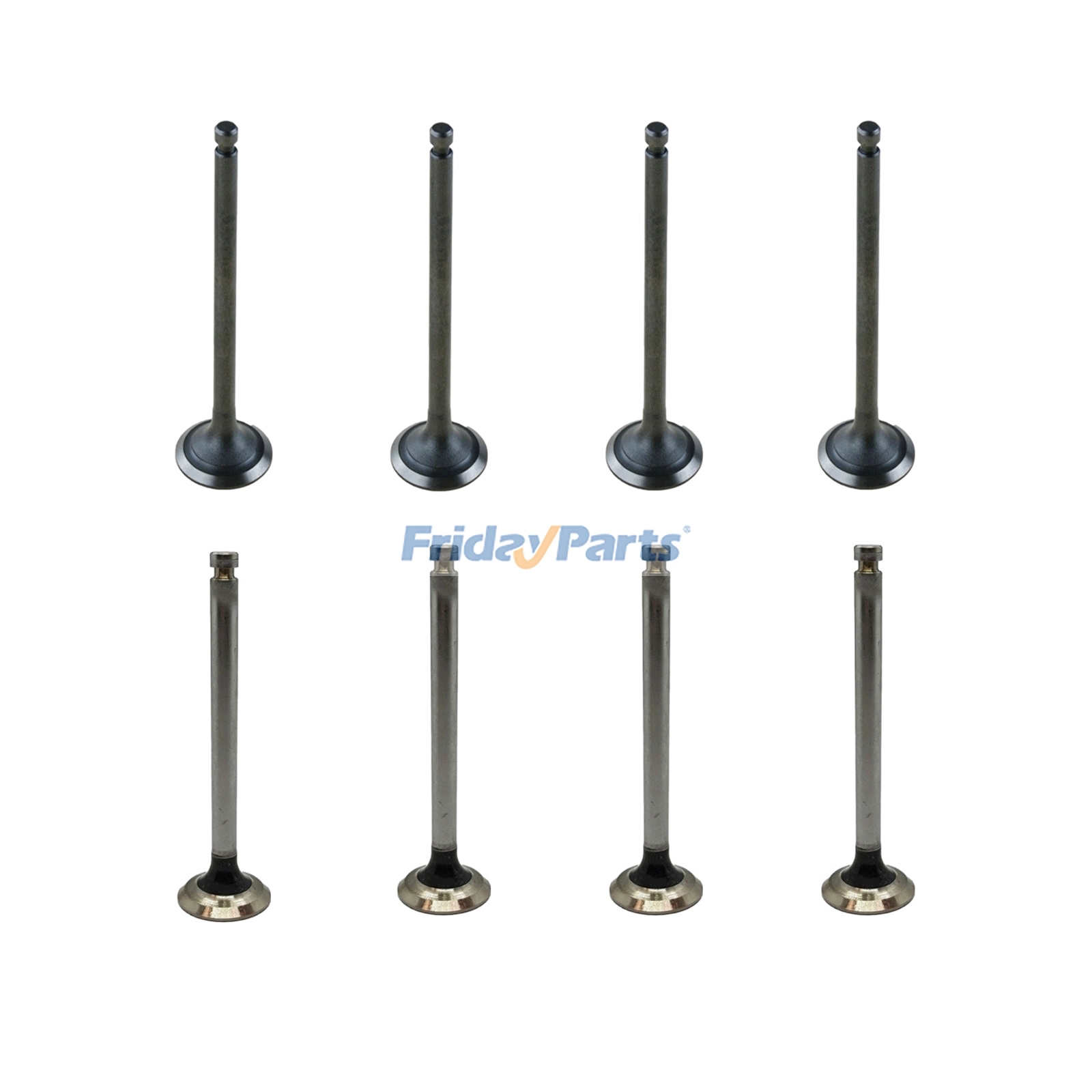 Intake & Exhaust Valve Set 129120-11100 129120-11110 for Yanmar Engine 4JH 4JH2 4JH3CE 4JH3CE1 4JH3 4JH3E 4JHYE 4JHZ 4JHZAE 4TNA78U