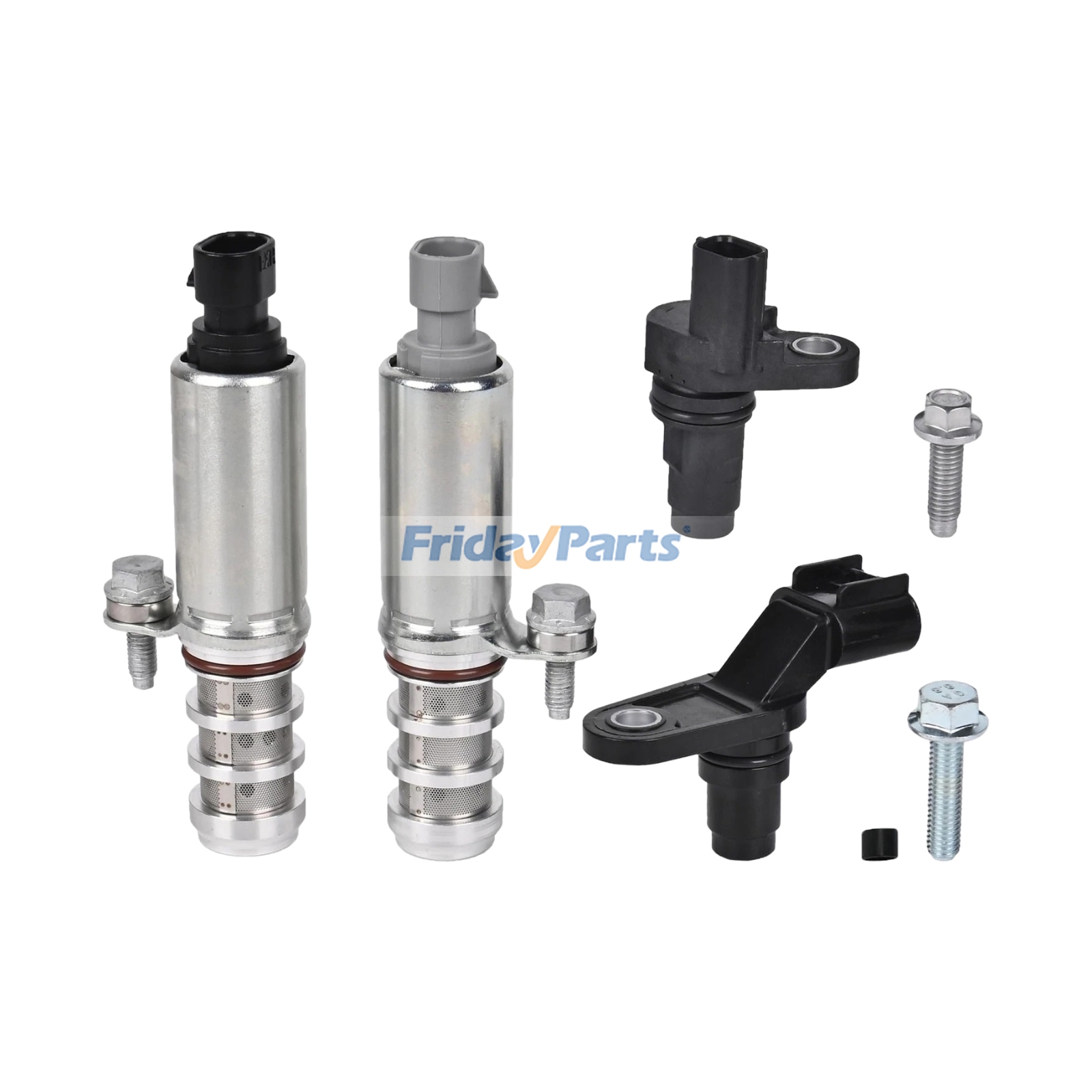 Intake & Exhaust Variable Valve Timing Solenoid & Camshaft Position Sensor Kit 12577245 12646783 12628348 for Chevrolet HHR Impala 2006-2017 GMC Terrain 2010-2017