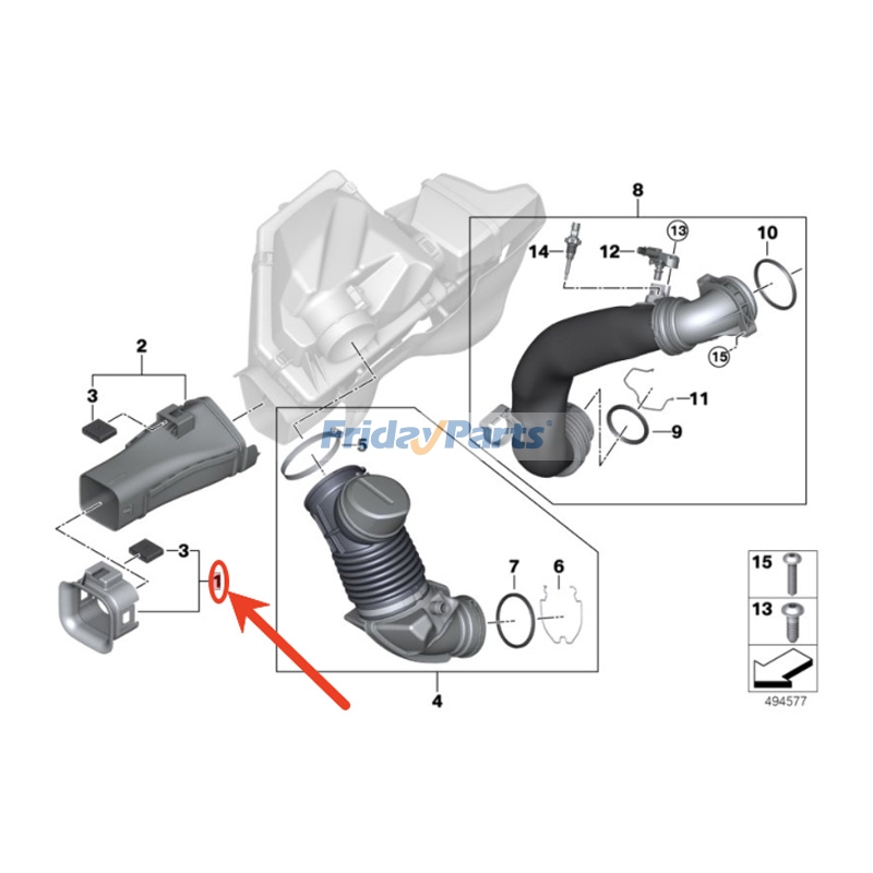 Intake Grille for Vehicle