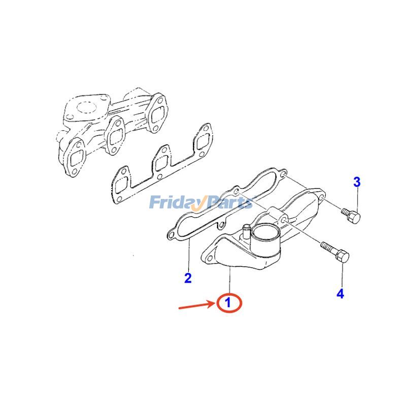 Intake Manifold 6214-111-011-20 for Iseki Engine E3112 Tractor TM215 TM217 TF3F TF5F TPC153 SGR17 TXGS24F TM3200 TM3240 SG17 SG173H para Motor,Trator