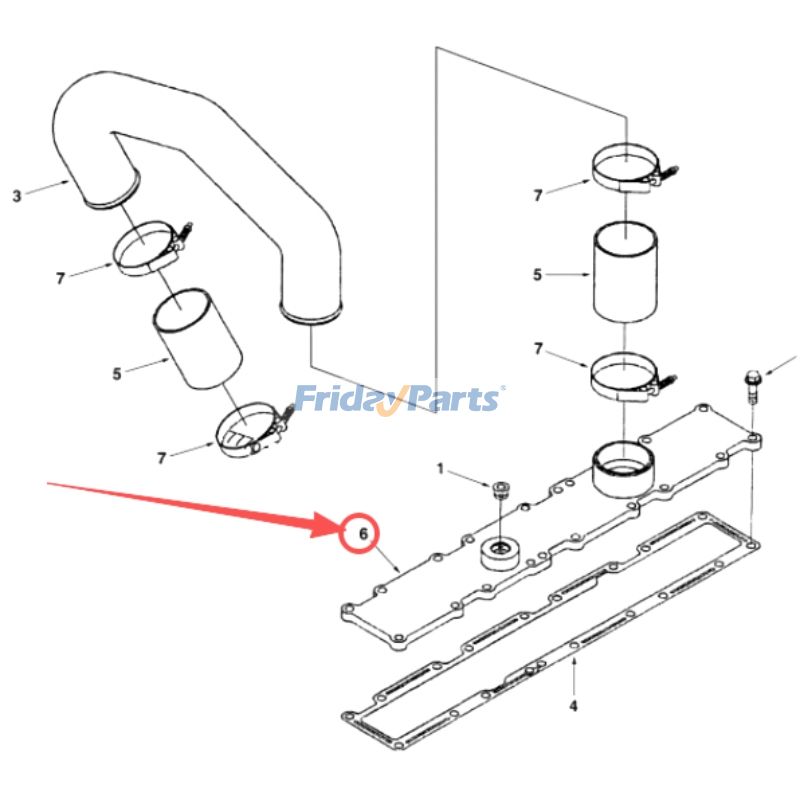 Intake Manifold Cover for Engine,Excavator,Loader,Tractor