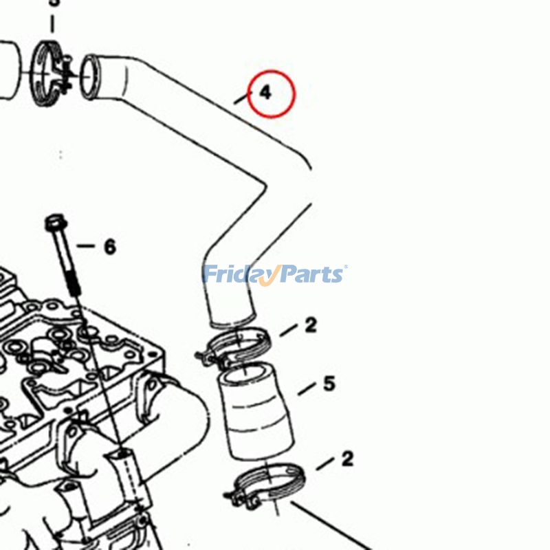 Intake Pipe for Loader