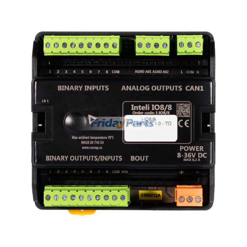 Contrôleur d'entrées et de sorties binaires Inteli IO8/8 I-IO8/8 pour générateur ComAp