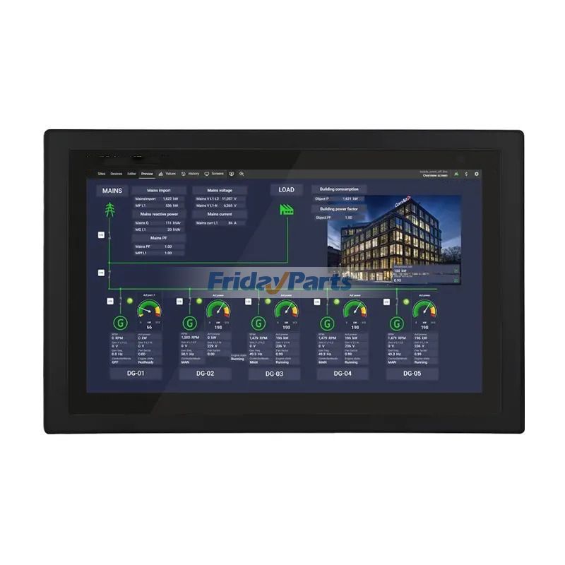 Contrôleur de rechange ComAp InteliVision 18Touch G2 RD2IV18TBPE pour groupe électrogène