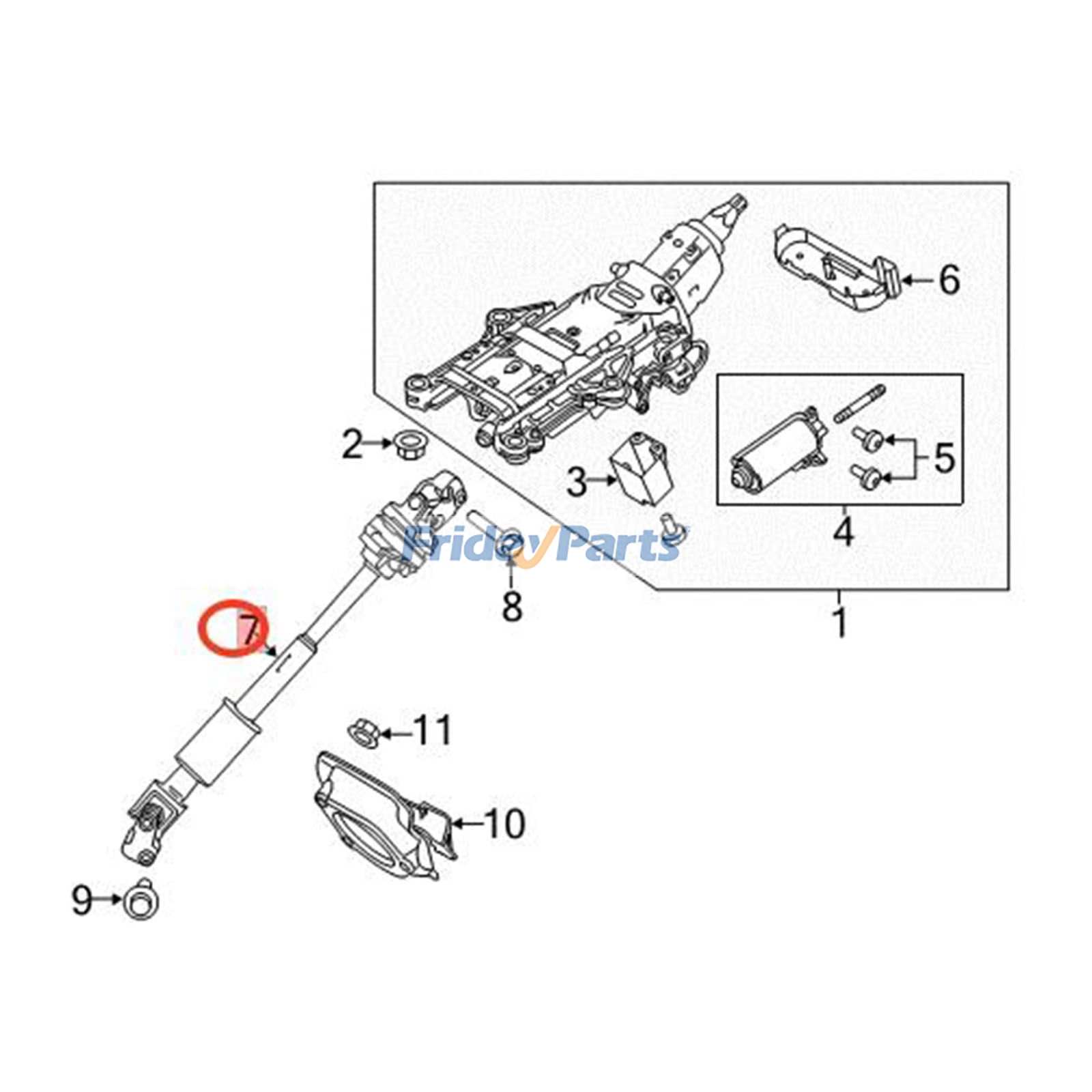 Intermediate Steering Shaft for Vehicle