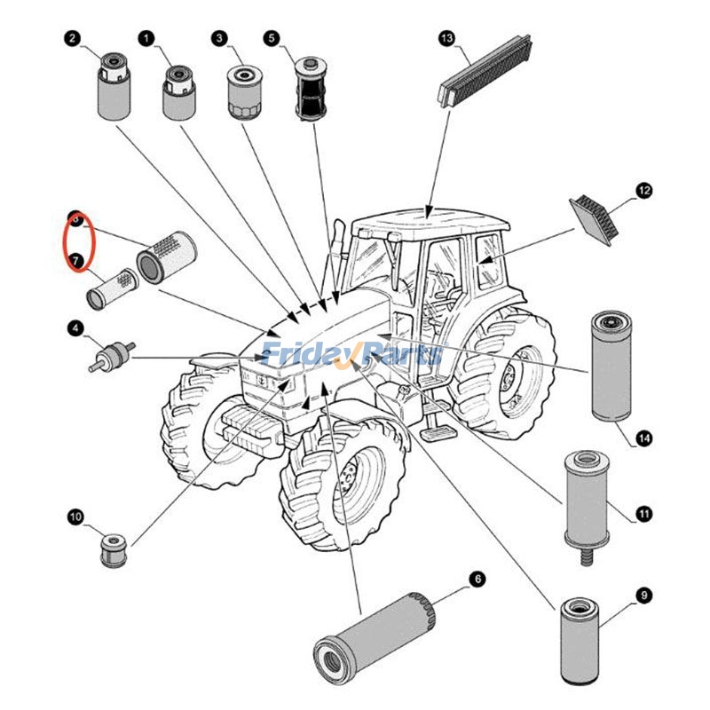 Air Filter for Tractor