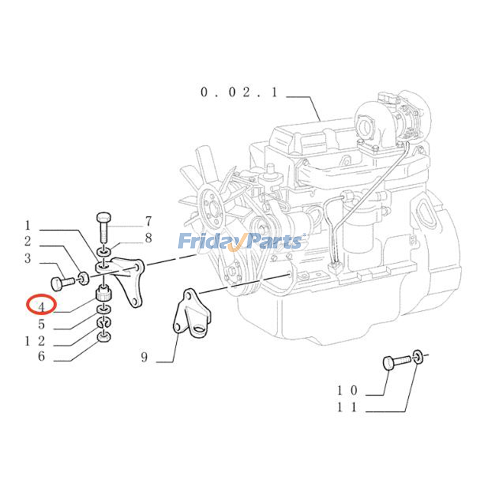 Aislador 85804733 85802749 para New Holland LB75CP LB95 LB110 LB115.B 575E 675E NH85TLB LM5040 M428 Para New Holland