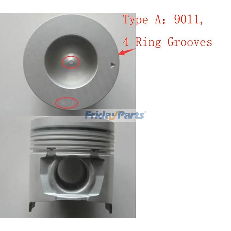 Piston and Cylinder Liner Kit John Deere for Engine,Excavator