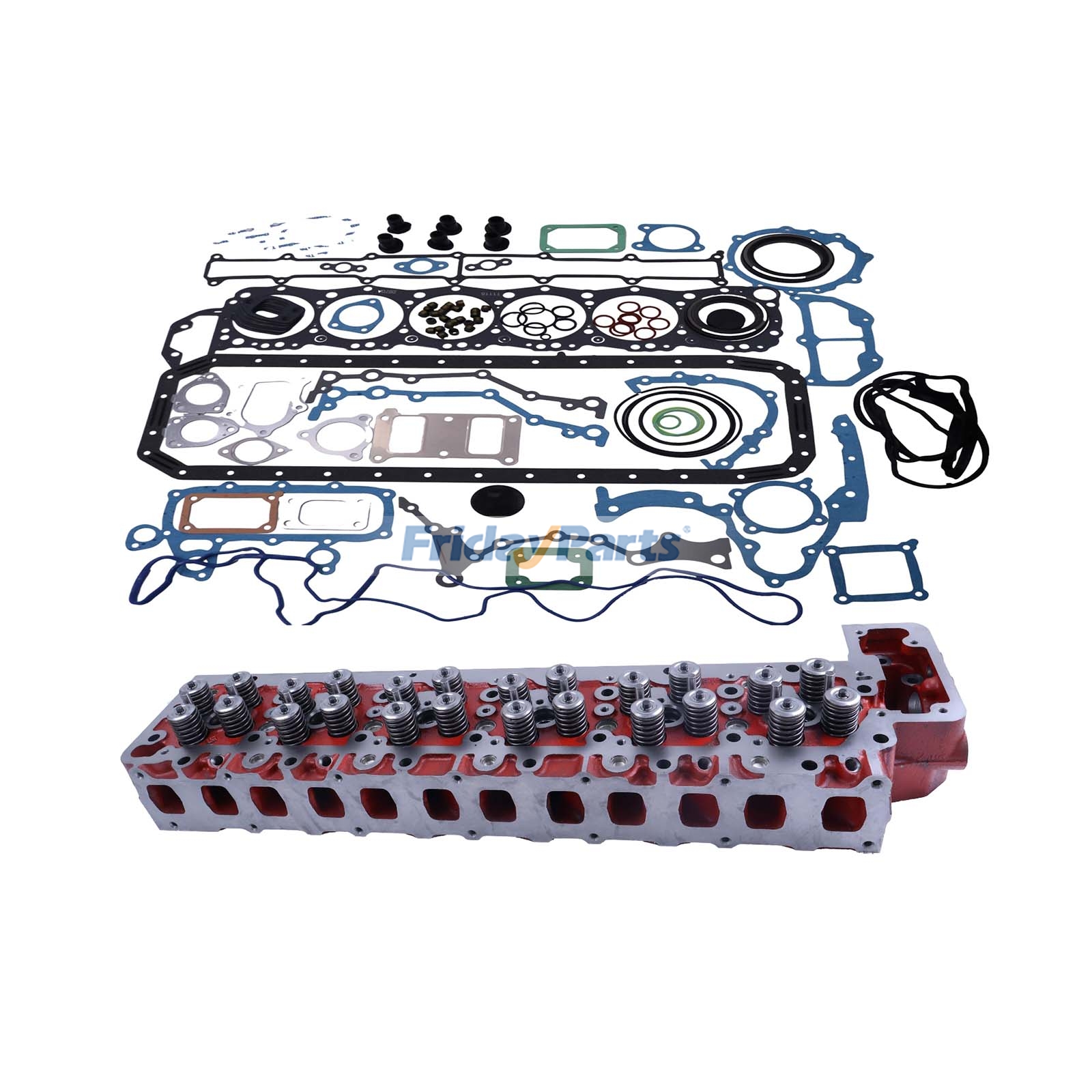 Culasse complète J08 J08E J08E-UN J08E-UV J08ETM-KSDA avec kit de joint complet pour moteur Hino, excavatrice Kobelco SK350-9 SK350-8