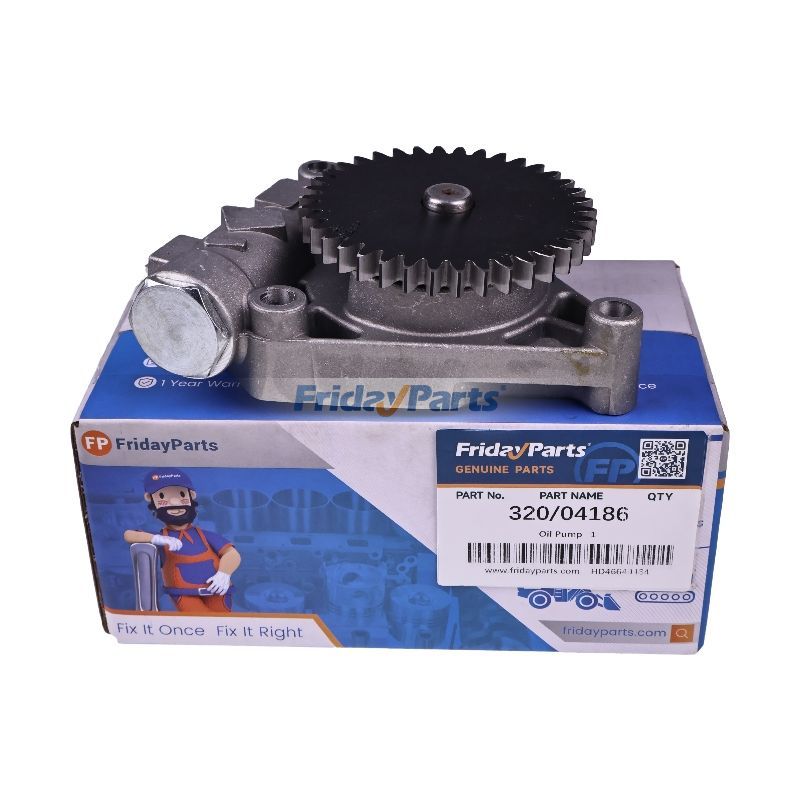 Ölpumpe 320/04186 320/04300 320/04280 für JCB Baggerlader 3CX 4CX