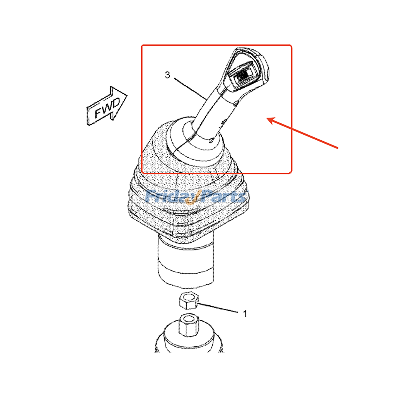 Joystick Control Handle for Engine,Excavator