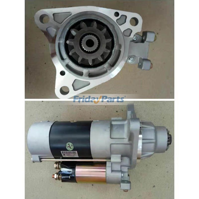 For Kato Excavator HD1403 Mitsubishi 6D24 Starter Motor 24V