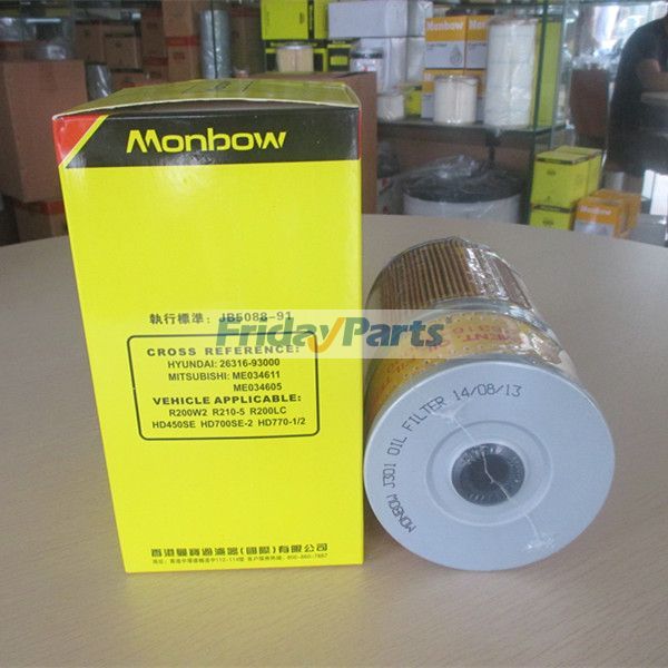 Excavator Oil filter