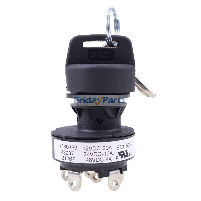 FridayParts Zündschloss mit Schlüsselabzug