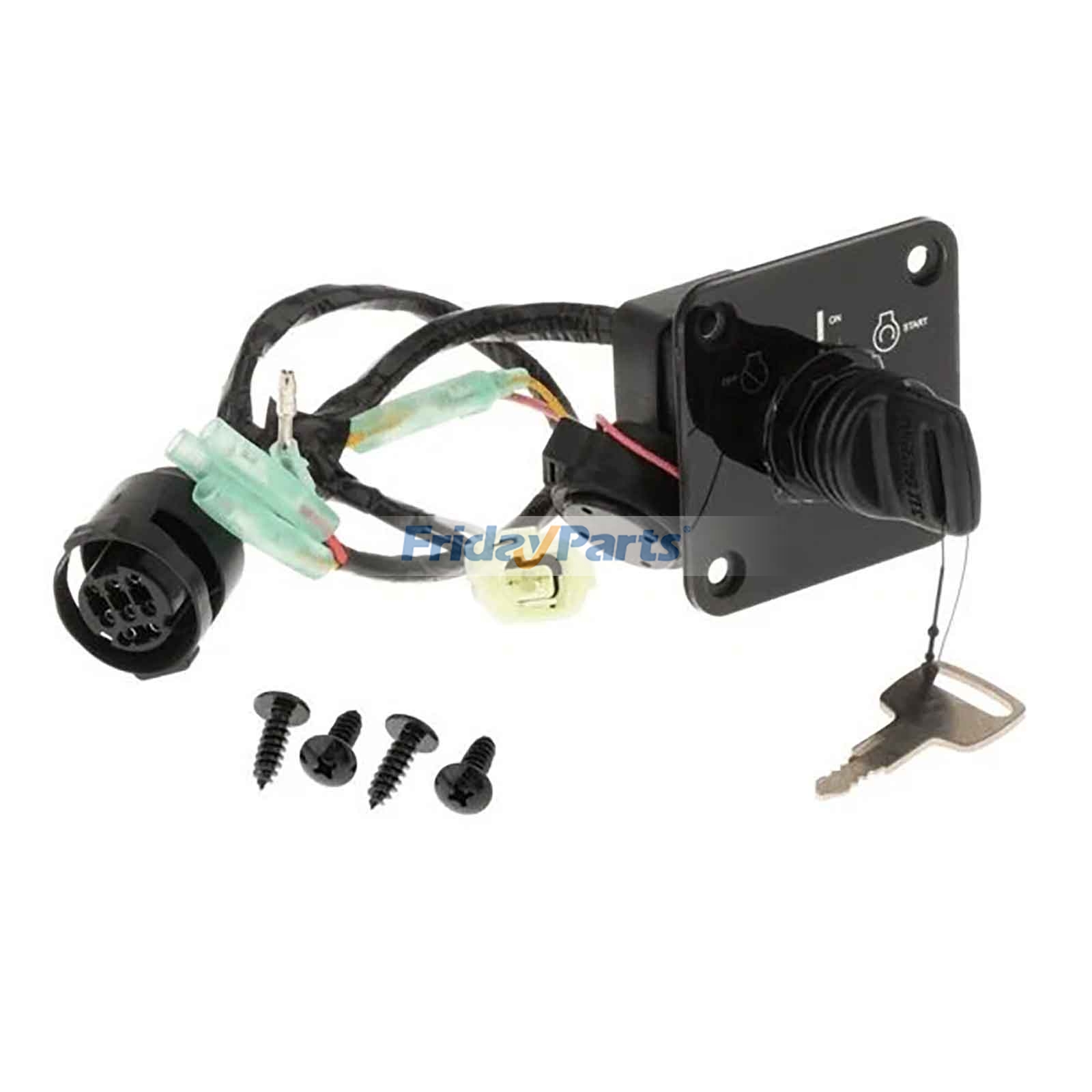 Key Switch Panel Assembly 64D-82570-21 for Yamaha Outboard