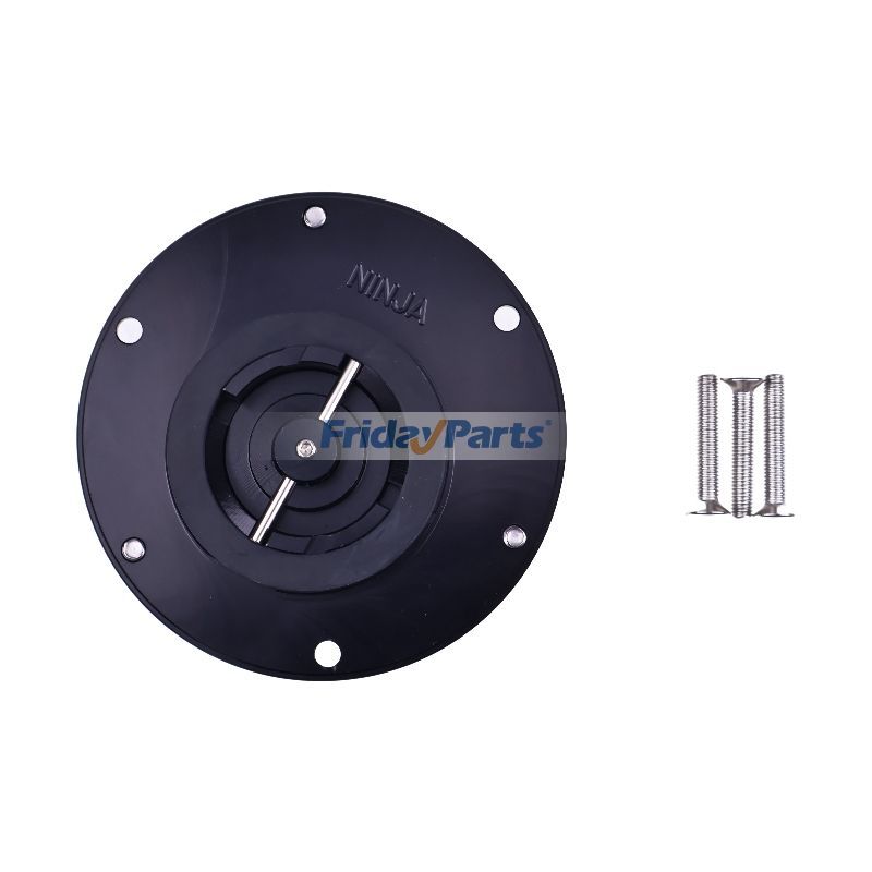 Bouchon de réservoir de carburant sans clé RC-266-BLK pour moto Kawasaki EX250 EX300 Ninja ER250 ER300 2008-2017