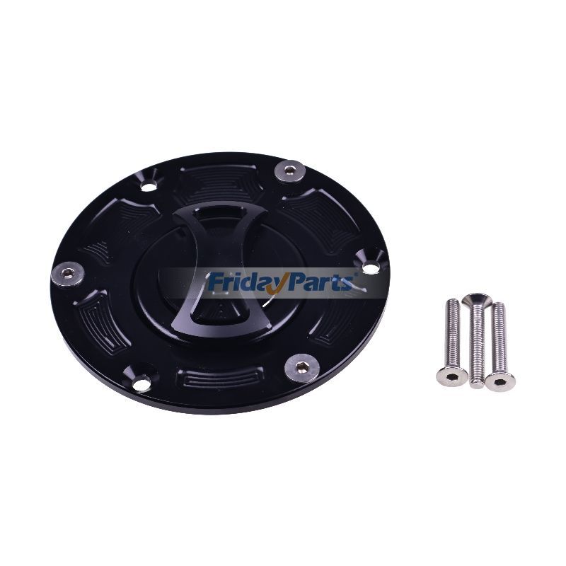 Kawasaki用用キーレス燃料ガスキャップ RC-266-BLK 2008-2017 Kawasaki オートバイ EX250 EX300 Ninja ER250 ER300用