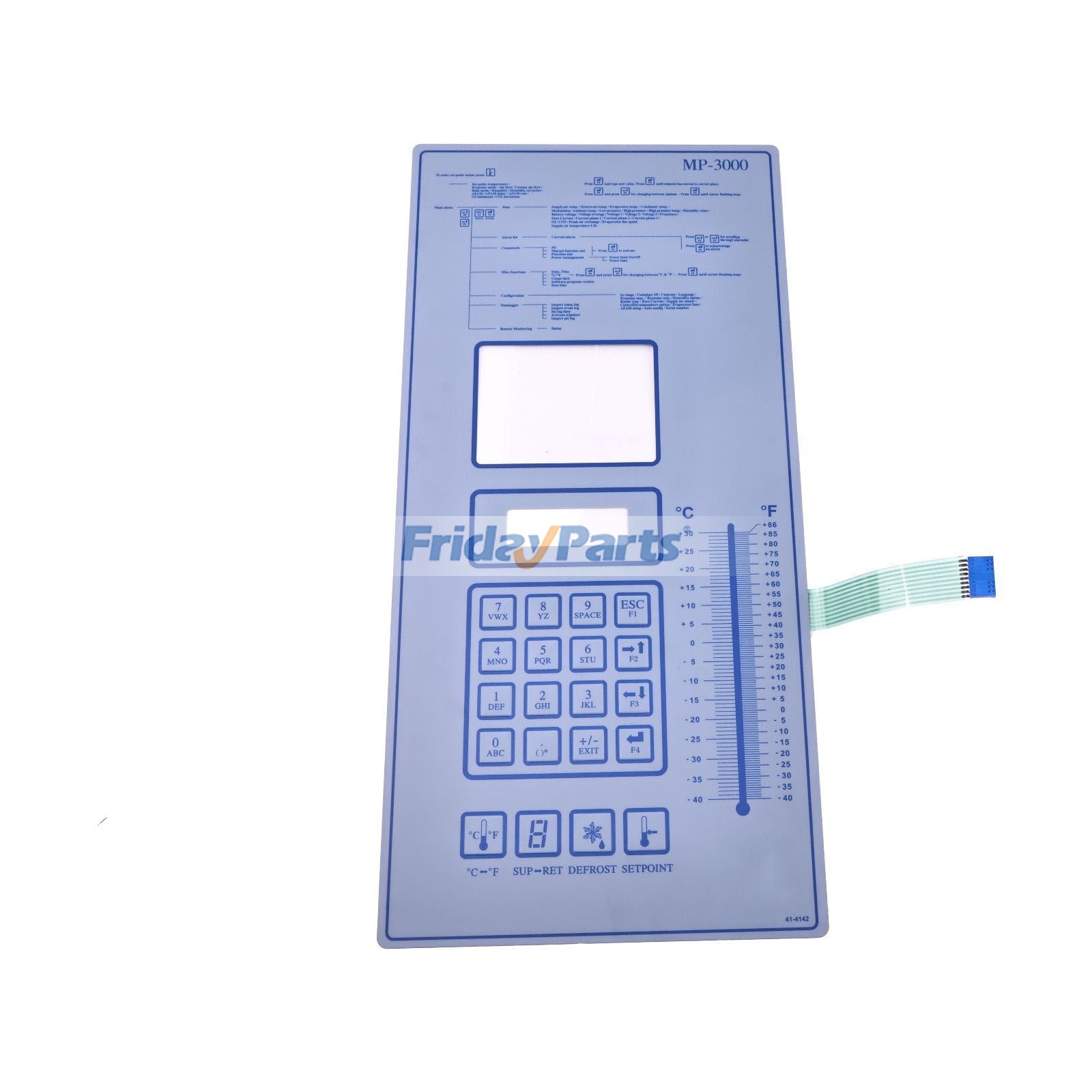 Keypad for Transport Refrigeration