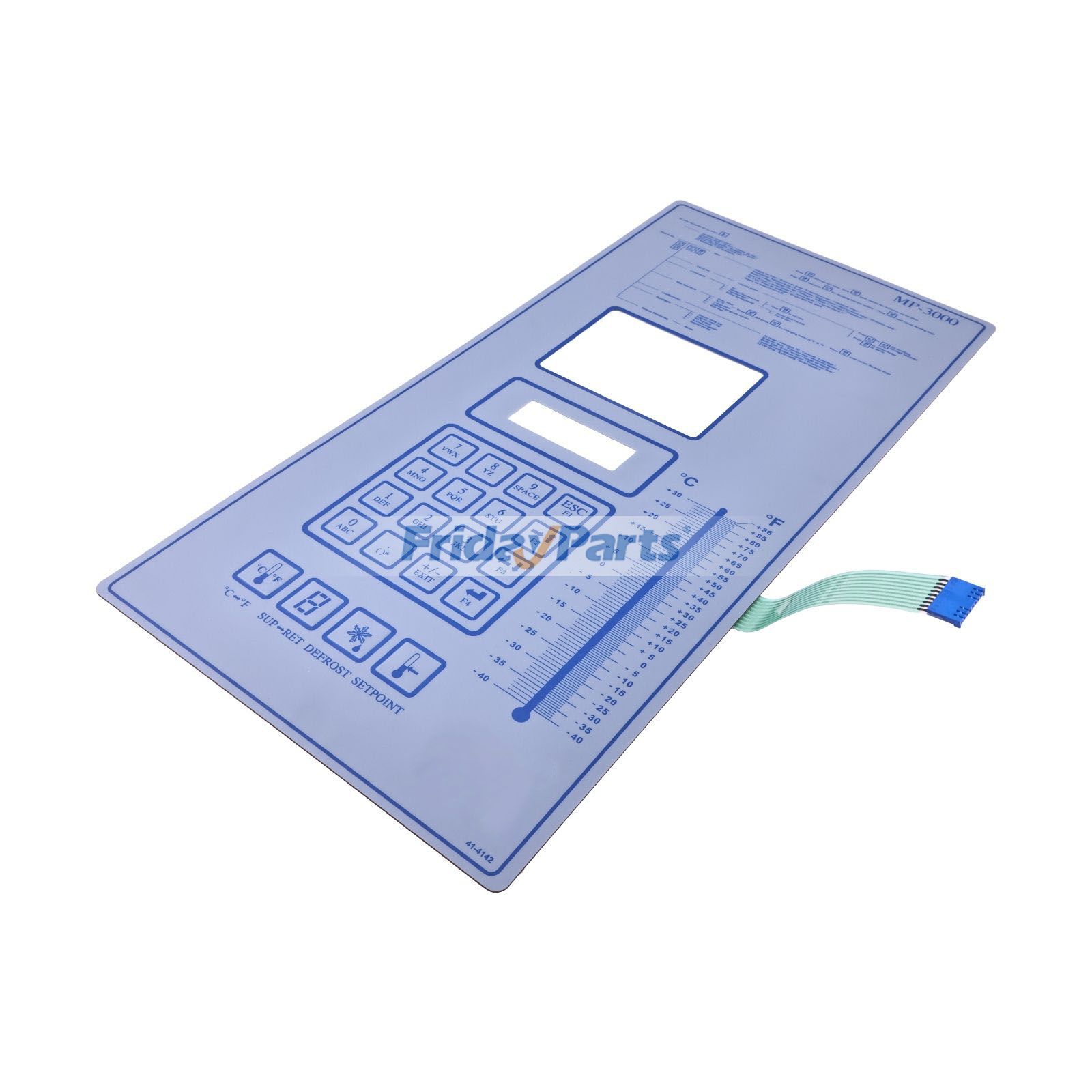 Keypad 41-4142 for Thermo King Transport Refrigeration MP3000 MPC2000