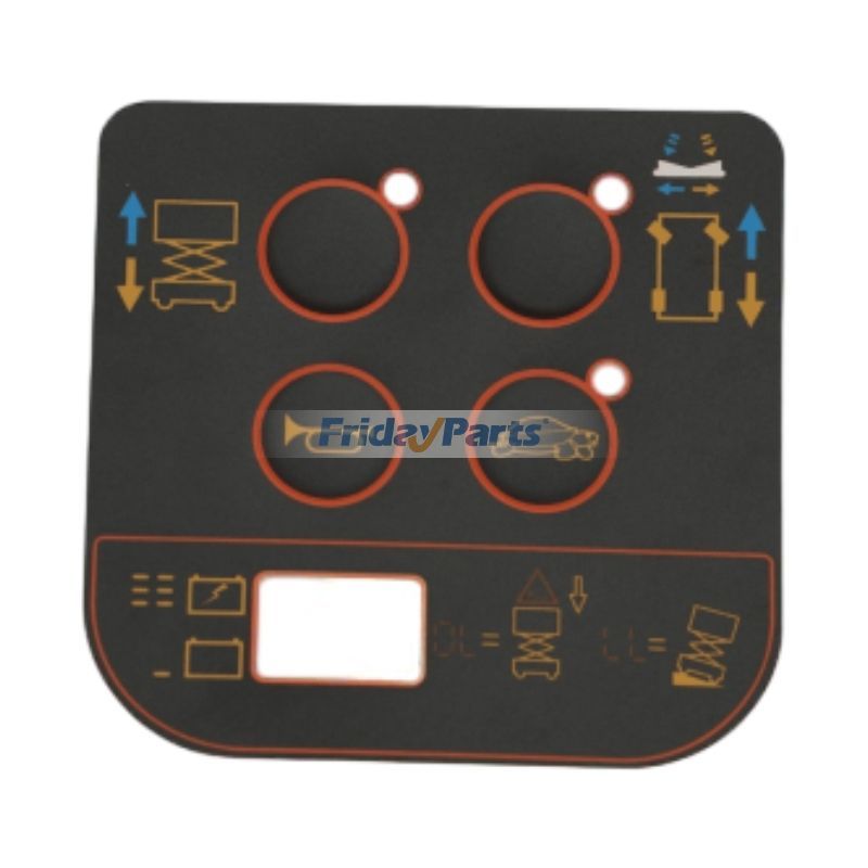 MEC電動シザーリフト用キーパッドデカール42884