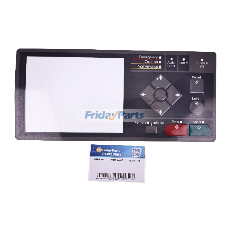 コベルコ スクリュー エアコンプレッサー用コントローラー P-EB12-956 XCP-903K のキーパッド メンブレン