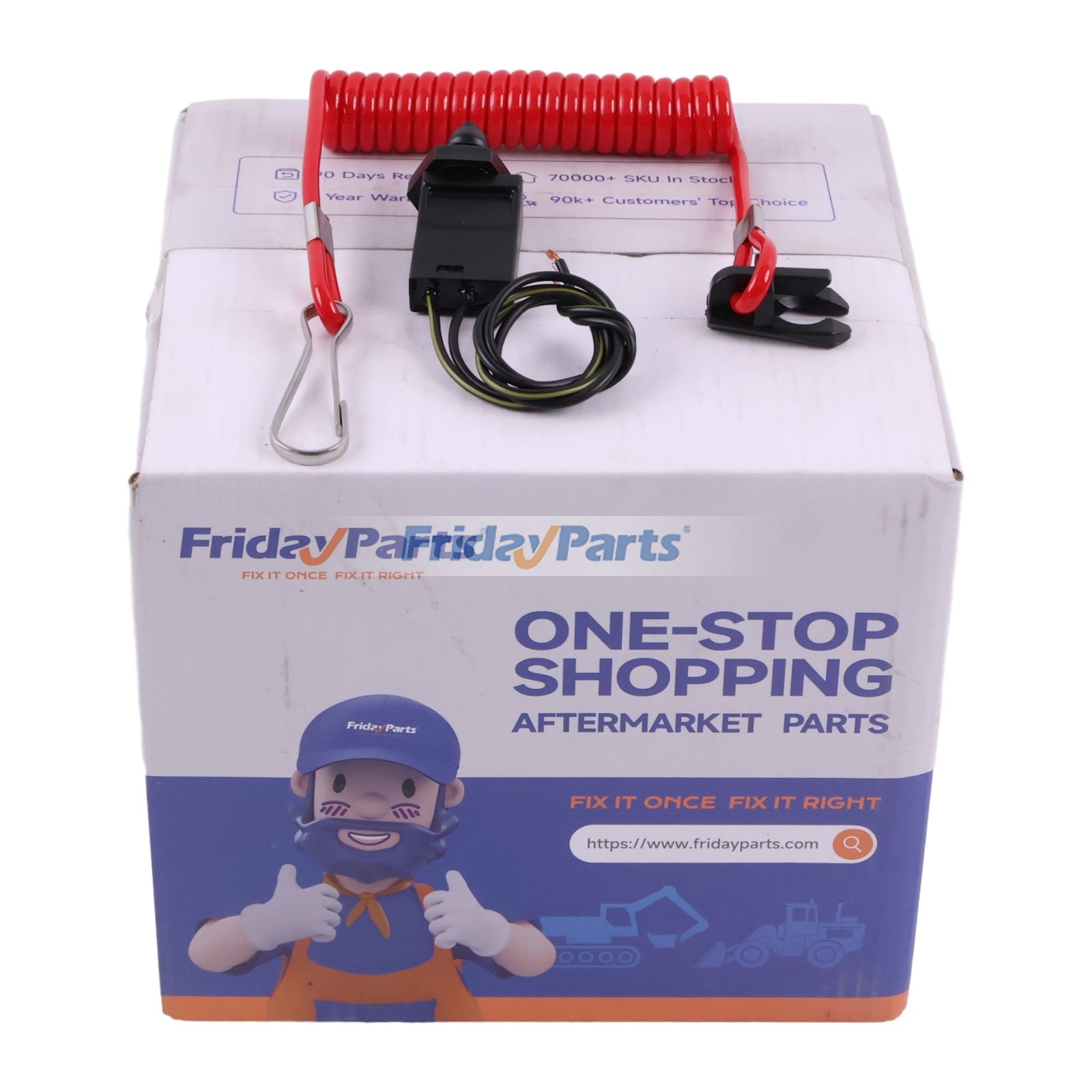 Kill Switch mit Sicherheitsleine 585134 für Johnson Evinrude Sierra OMC