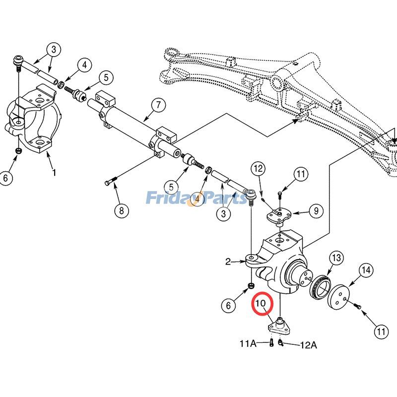 Königszapfen New Hollandfür Lader,TraktorFür CASE,Für Massey Ferguson,Für New Holland,Für andere Marken,Für Fiat