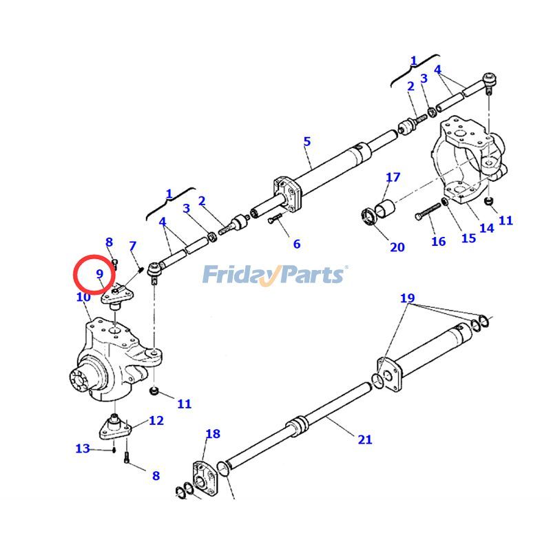 Parte para Pala cargadora