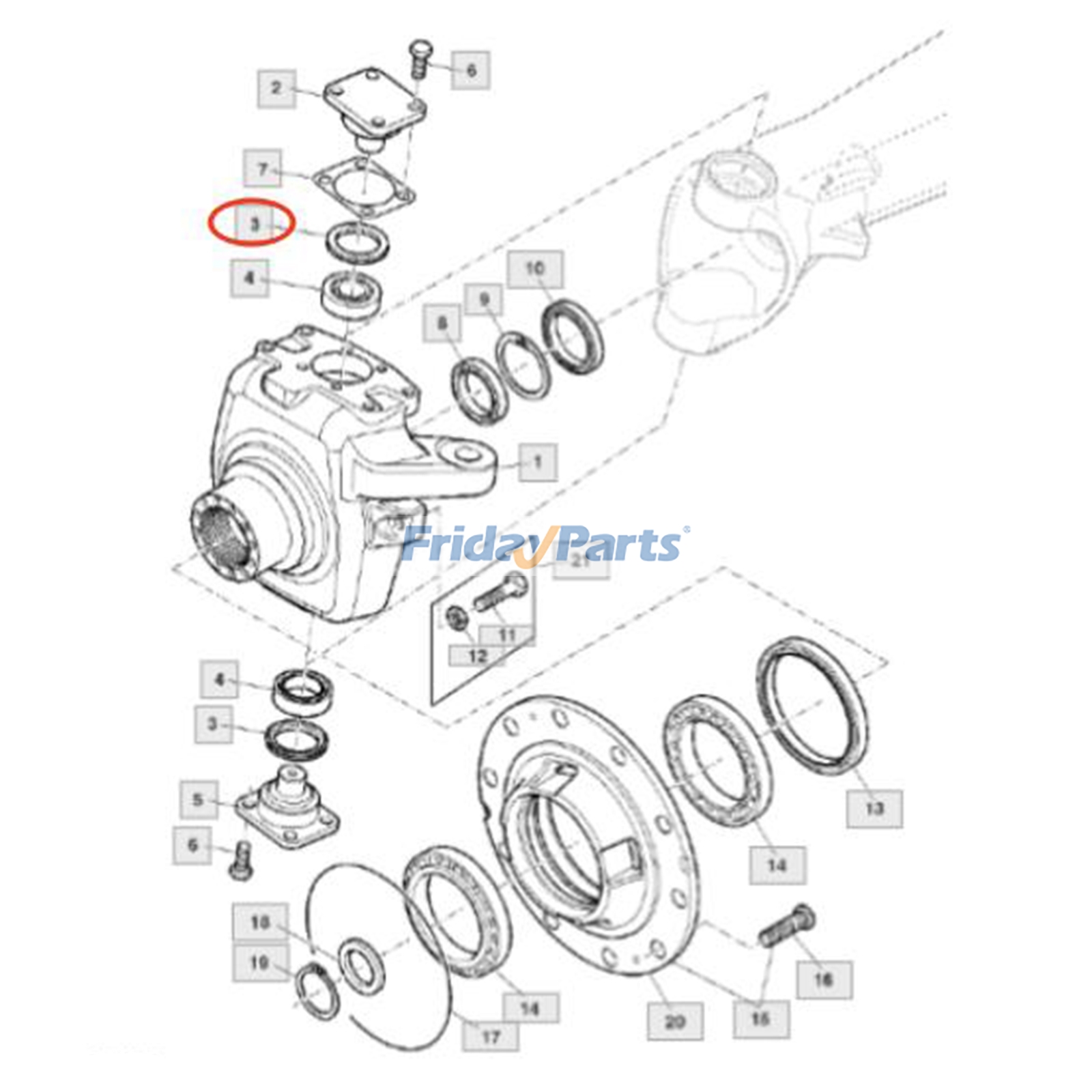 Parte para Motor,Tractor