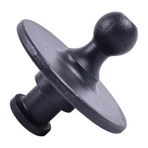 Adaptador de receptor de remolque de bola de cuello de cisne de 2-5/16 pulgadas a pivote central 2085295 para quinta rueda de remolque de tractor