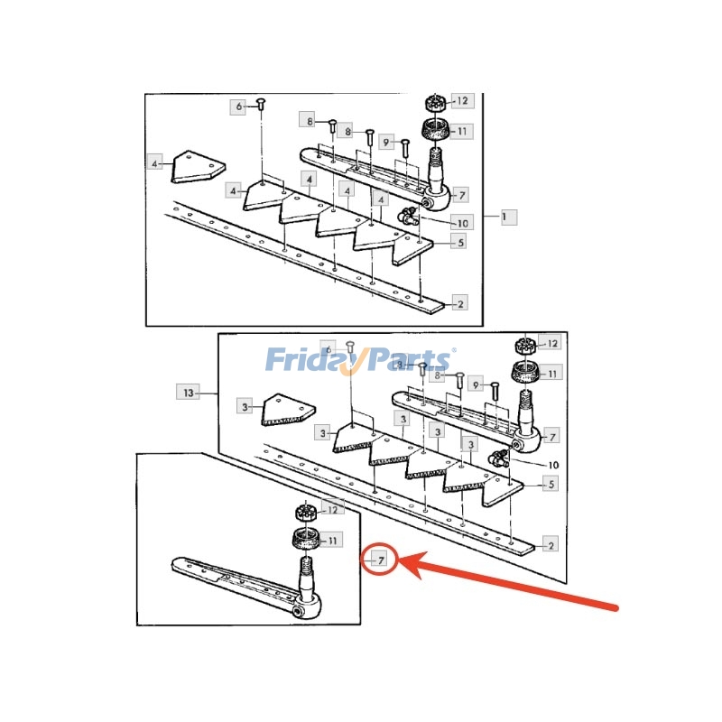 Knife Head for Harvester