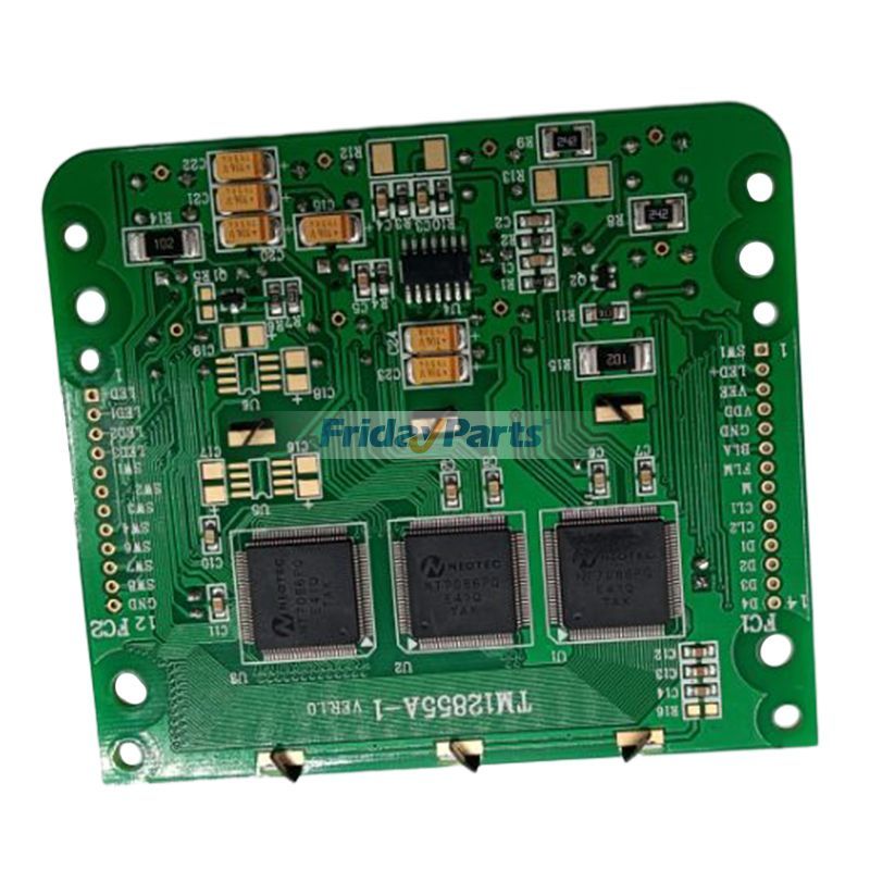 Panel de visualización de pantalla LCD para monitor de excavadora Kobelco SK200-6 Para KOBELCO