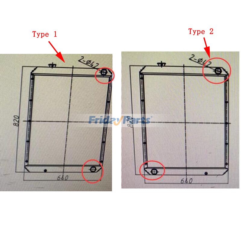 Water Tank Radiator for Loader