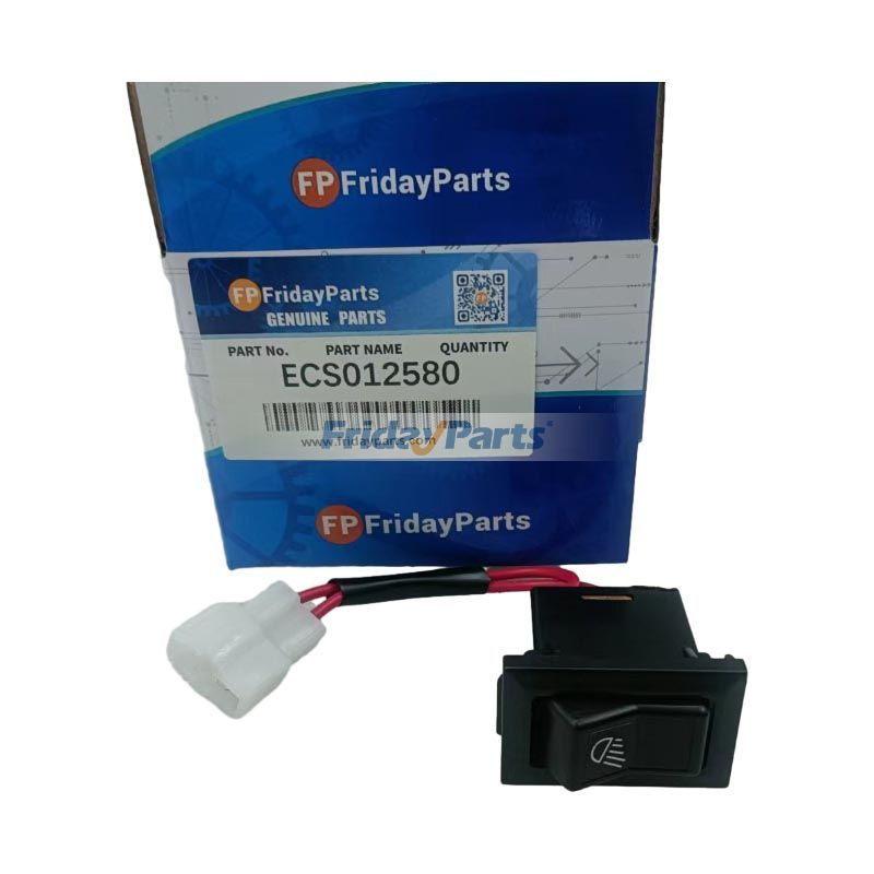 Interruptor de faros delanteros para excavadora Komatsu PC200-7