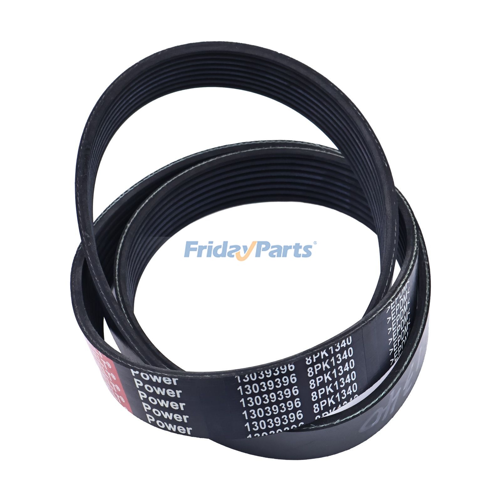 Correa de ventilador 6222-63-3820 para motor Komatsu SAA6D108E-2A, excavadora PC300-6, PC300-6Z, PC300LC-6, PC300LC-6Z, PC340LC-6K-J, PC340NLC-6, PC350-6, PC350LC-6, PC380LC-6K-J para Motor,Excavadora Para KOMATSU FridayParts