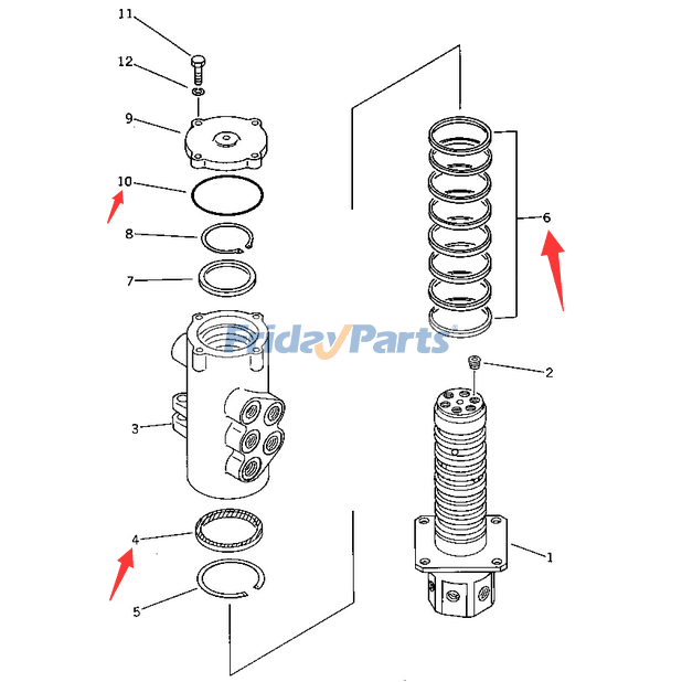 Center Joint Seal Kit for Excavator