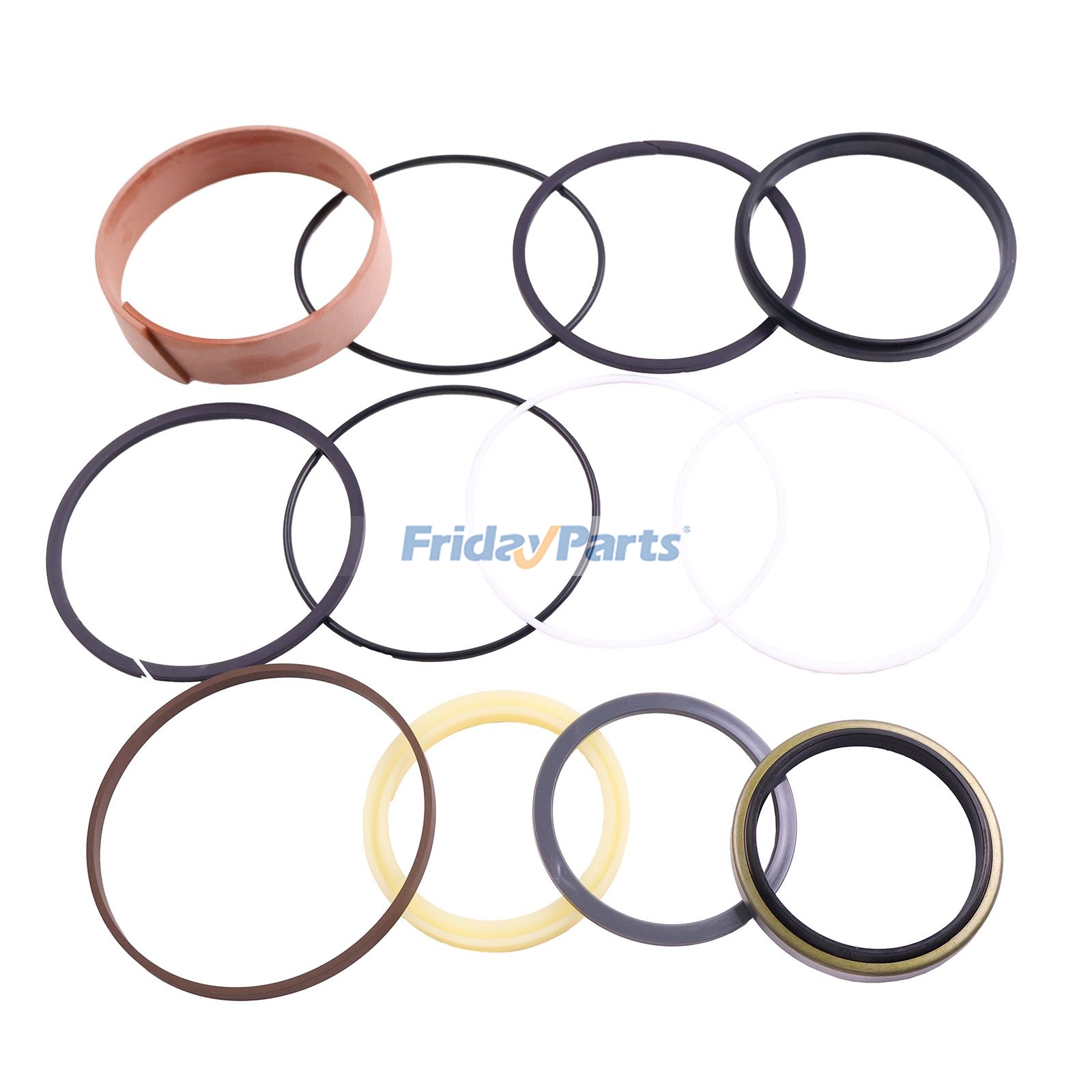 Kit de joint de vérin de flèche 22E-61-11170 pour excavatrice Komatsu PC75-1 PC75R-2 USA PC75R-2 PC75R-2HD PW75-1 PW75R-2pourPour KOMATSU