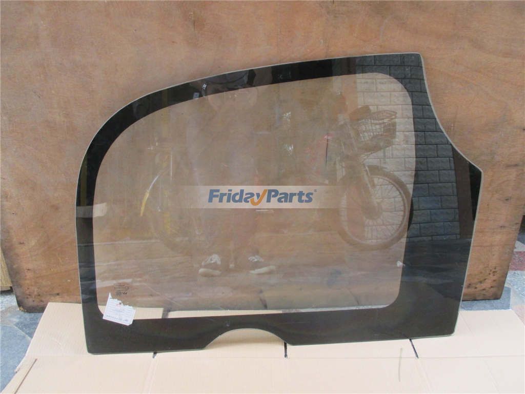 Excavator KOMATSU PC100-8 left door down glass frame without Glass