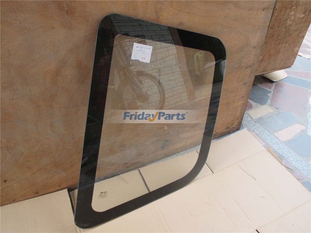 Excavator KOMATSU PC130-7 rear left glass frame without Glass
