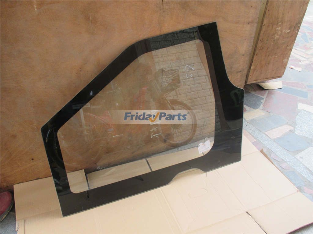 Excavator KOMATSU PC160-7 left door down glass frame without Glass