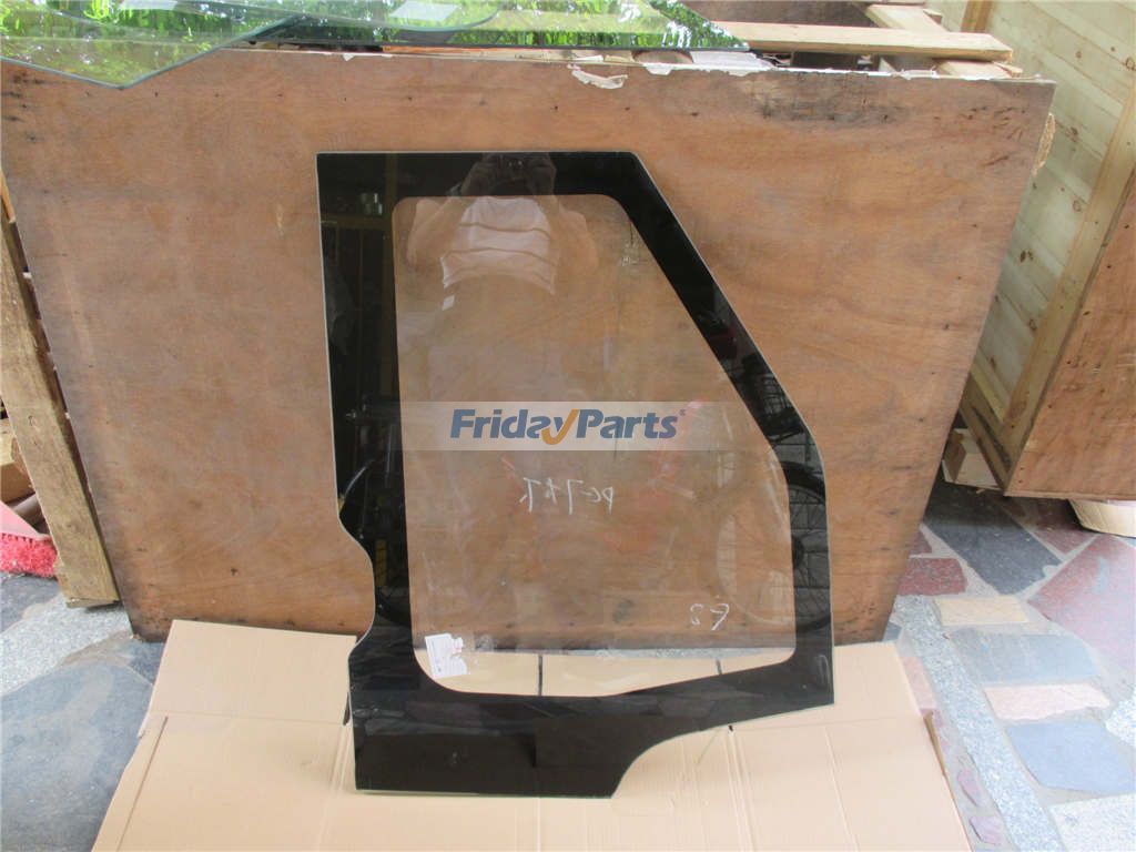  KOMATSU PC160-7 left door down glass frame without Glass For KOMATSU