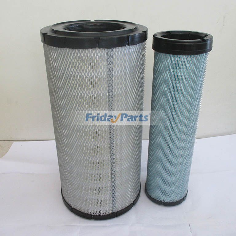 Para Sany SY55-9 SY60 SY65 Filtro de Ar B222100000593 e B222100000591 para Escavadora 