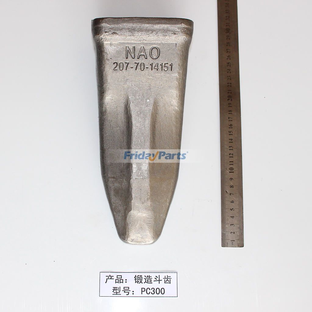 For Komatsu Excavator PC220-1 PC220-2 PC220-3 PC220-5 PC220-8 PC270-8 PC300-6 PC300-7 PC300-8 PC360-7 Forging Bucket Tooth 207-70-14151 206-70-48610