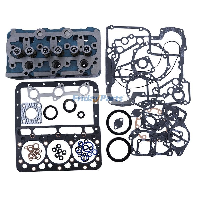 Culata completa con kit de juntas completo para motor Kubota D950 D950-B 6653571 6630550 6630551 para minicargadora Bobcat 543 553