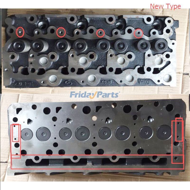 -M Complete Cylinder Head with Full Gasket Set for Engine,Excavator,Generator,Loader,Tractor