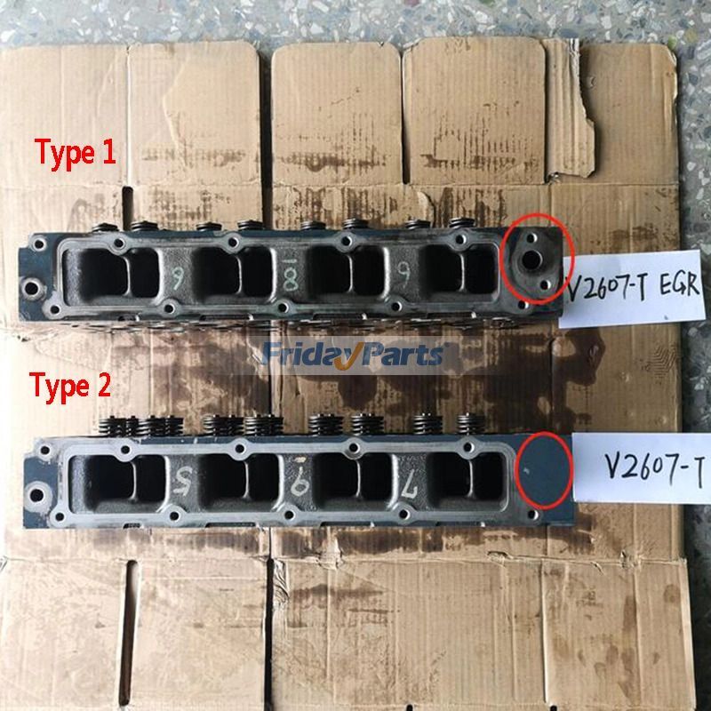 Culata de motor Kubota V2607 7000644 7313830 para cargadora Bobcat S160 S185 S205 S550 S570 S590 T180 T190 T550 T590 Para BOBCAT