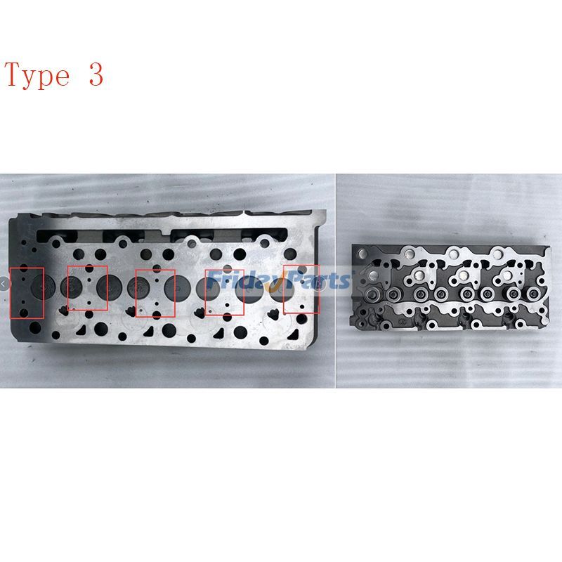 Nackter Zylinderkopf mit komplettem Dichtungssatz-M-EB-M-E2B-E2BFür KUBOTA